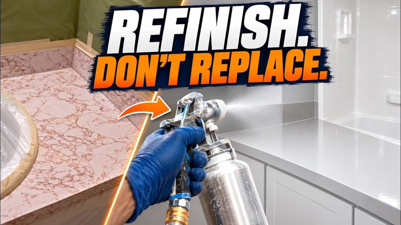 Bathtub, Shower & Countertop Refinishing | Before & After
