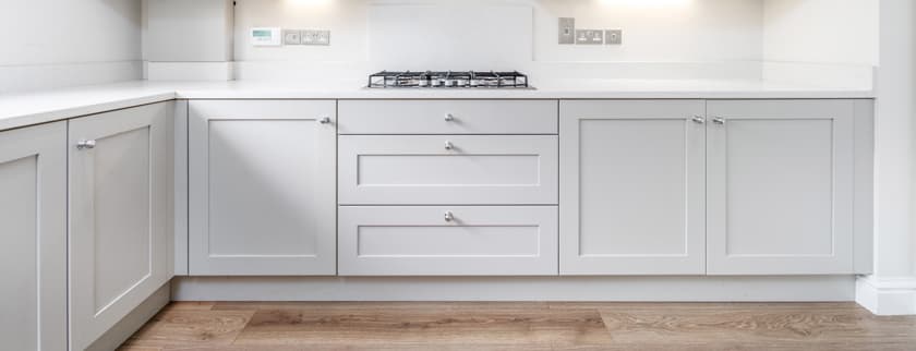 Kitchen cabinets.