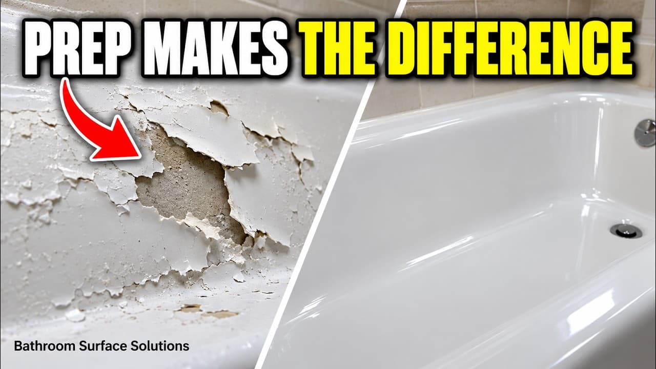 Bathtub Refinishing: Why Proper Prep & Adhesion Matter